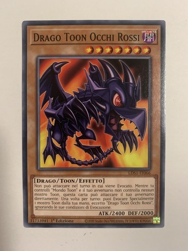 Drago toon occhi rossi - toon,