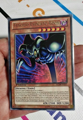Teschio evocato toon oh - teschio, yu-gi-oh