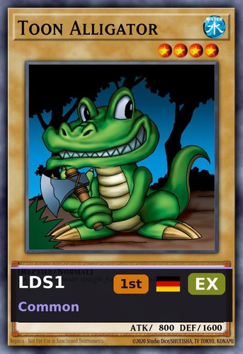 Toon alligator lds1 052 - lds1-052, 1°