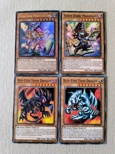 Lotto carte toon - carte, yu-gi-oh!